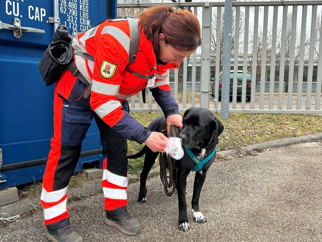 Lebensretter auf vier Beinen am FRM II
